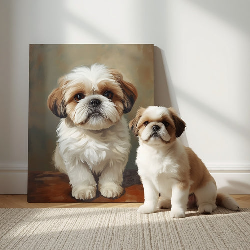 Custom Pet Portrait – Hand-Painted Oil Painting