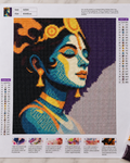 Krishna Diamond Painting Kit - Premium DIY Spiritual Artwork
