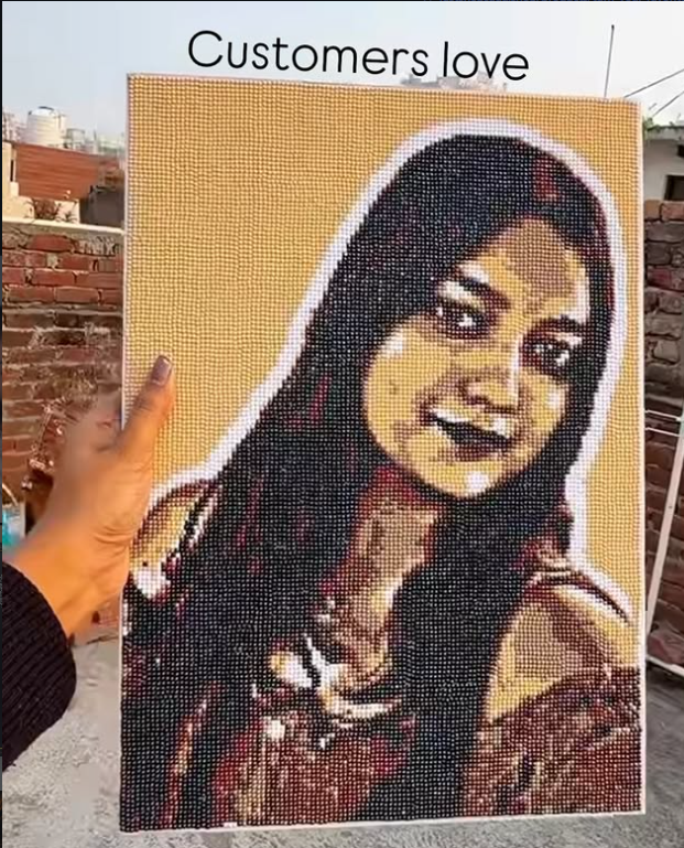 Diamond painting kit artwork