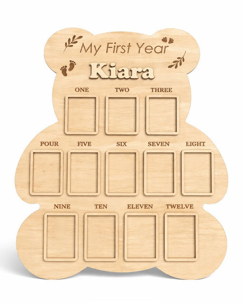 Personalized Baby Milestone Memory Board ! Infinite Love. One Beautiful Frame.
