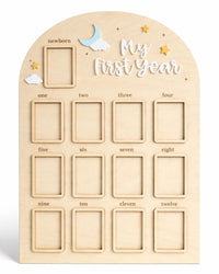Personalized Baby Milestone Memory Board ! Infinite Love. One Beautiful Frame.