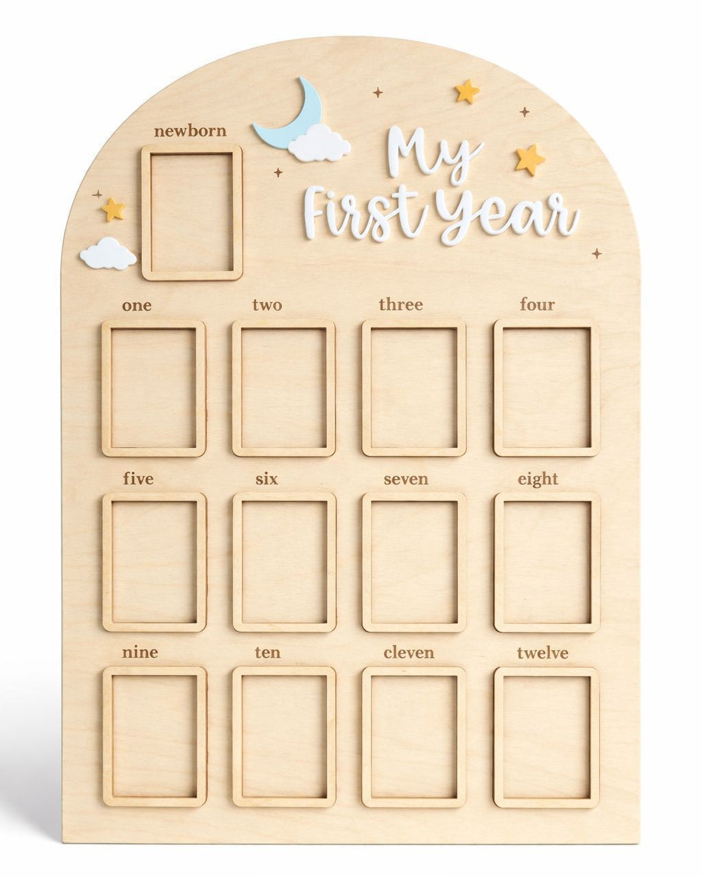 Personalized Baby Milestone Memory Board ! Infinite Love. One Beautiful Frame.