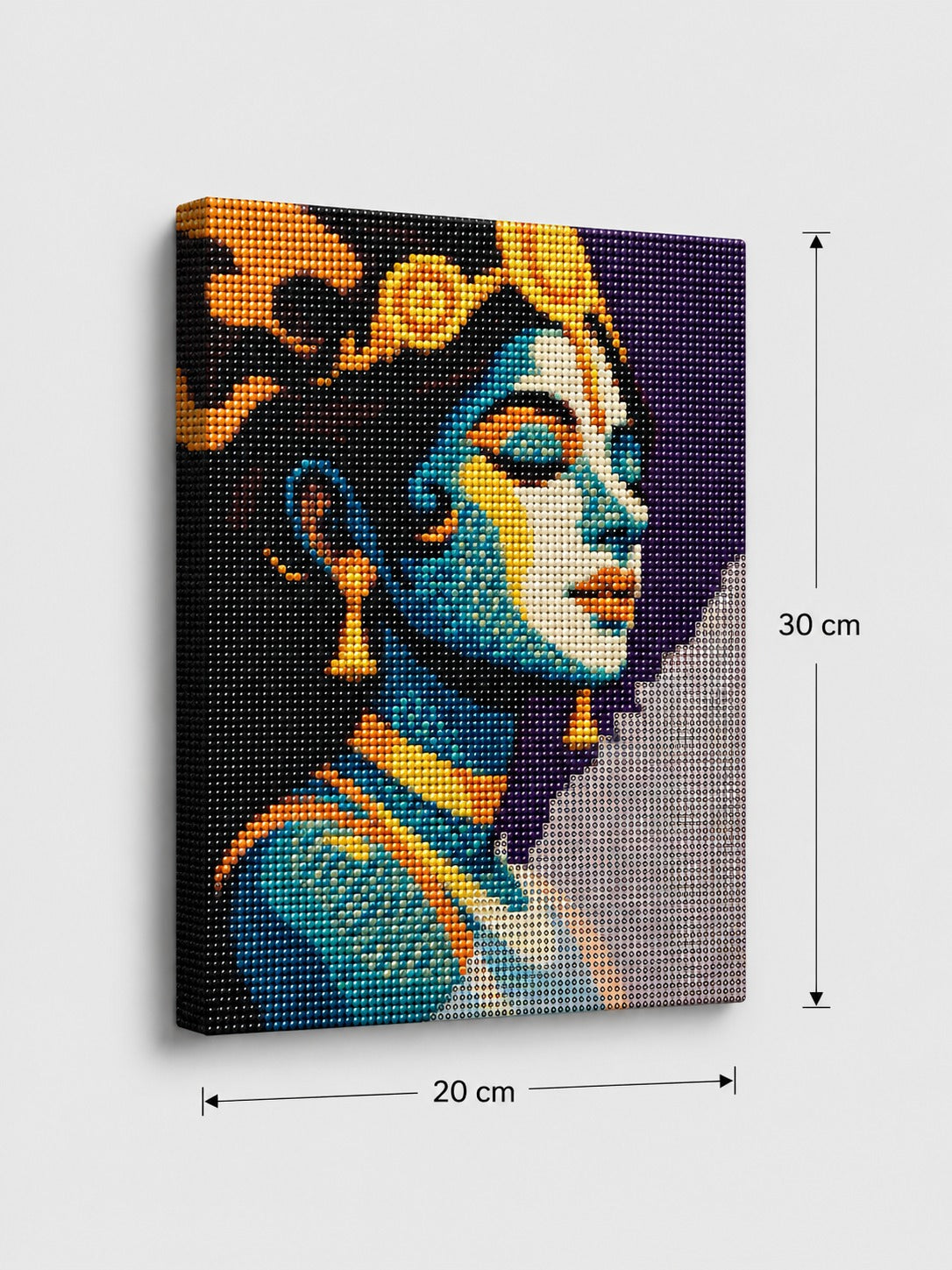 Krishna Diamond Painting Kit - Premium DIY Spiritual Artwork